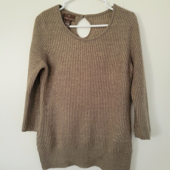 Fen Wright Manson very soft knit sweater, long sleeve,  scoop neck, - Picture 1 of 5
